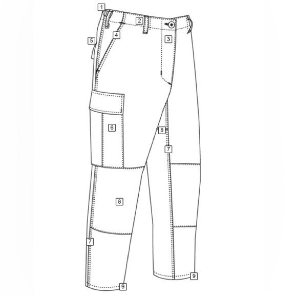 GEN-1 POLICE & Security BDU PANTS - Picture 3 of 10